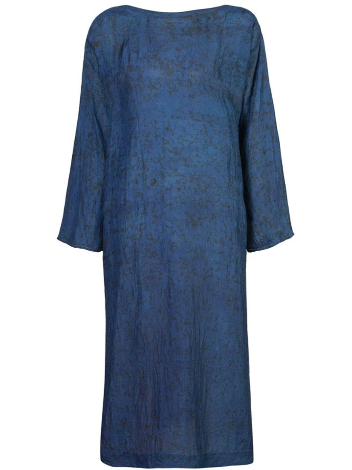 Dosa Tunisian Tunic Dress - Blue