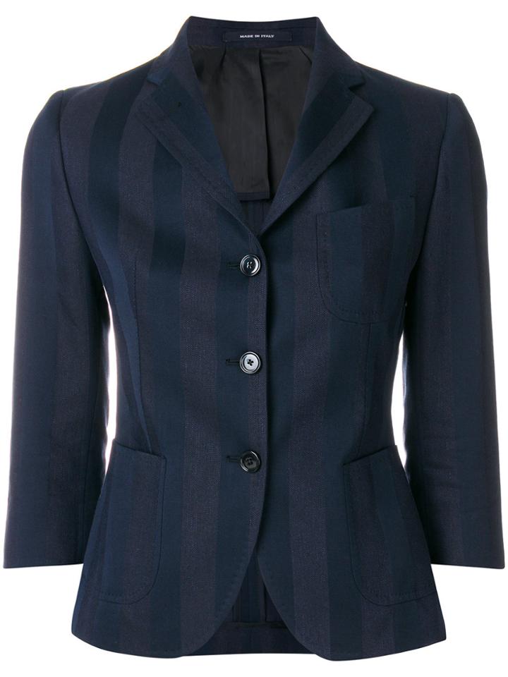 Tagliatore 3/4 Sleeve Mimma Blazer - Blue