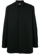 Givenchy Geometic Pattern Back Shirt, Men's, Size: 40, Black, Cotton