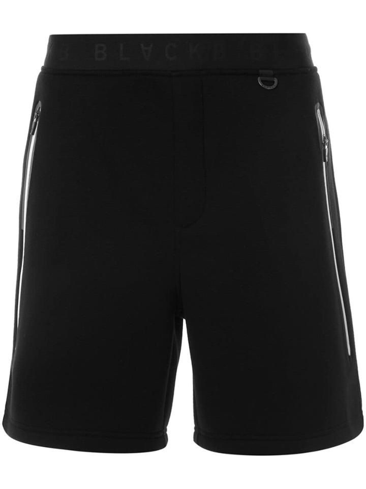 Blackbarrett Contrast Zip Track Shorts