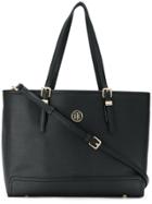 Tommy Hilfiger Logo Shopper Tote - Black