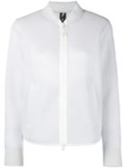 New Balance - Mesh Bomber Jacket - Women - Polyester - L, Women's, White, Polyester