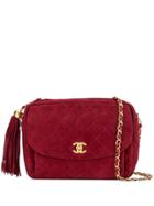 Chanel Pre-owned Tassel Detail Shoulder Bag - Red