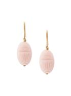 Aurelie Bidermann Bead Drop Earrings - Pink