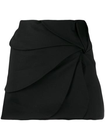 Coperni Gathered Mini Skirt - Black