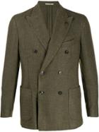 Gabriele Pasini Double-breasted Fitted Blazer - Green