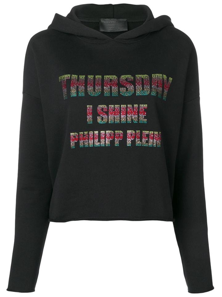 Philipp Plein Thursday Hooded Sweatshirt - Black