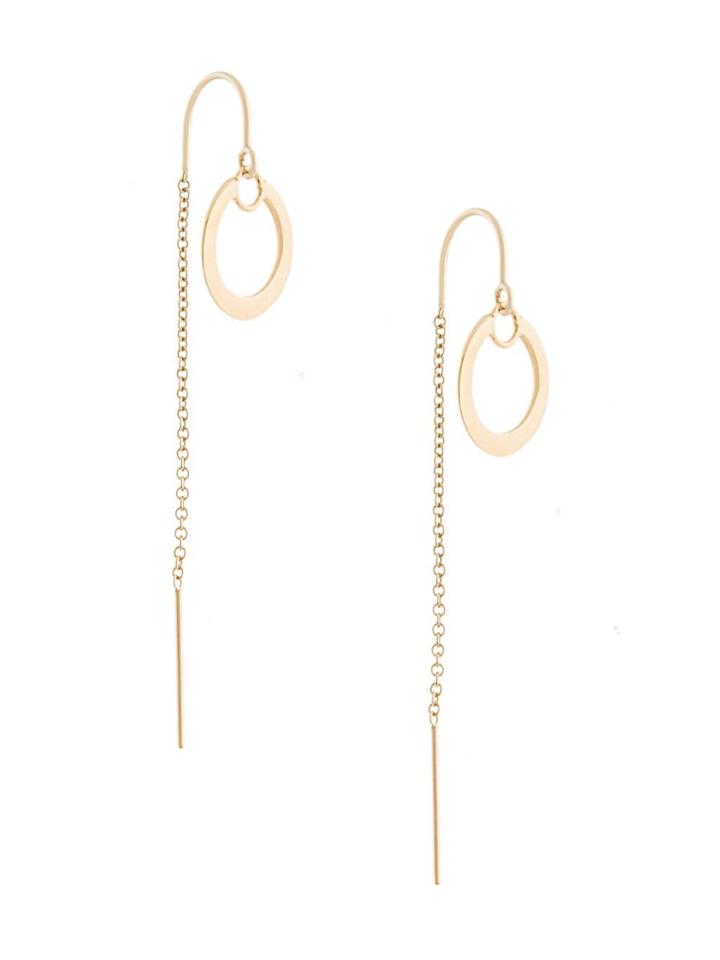 Petite Grand Double Circle Earrings - Metallic