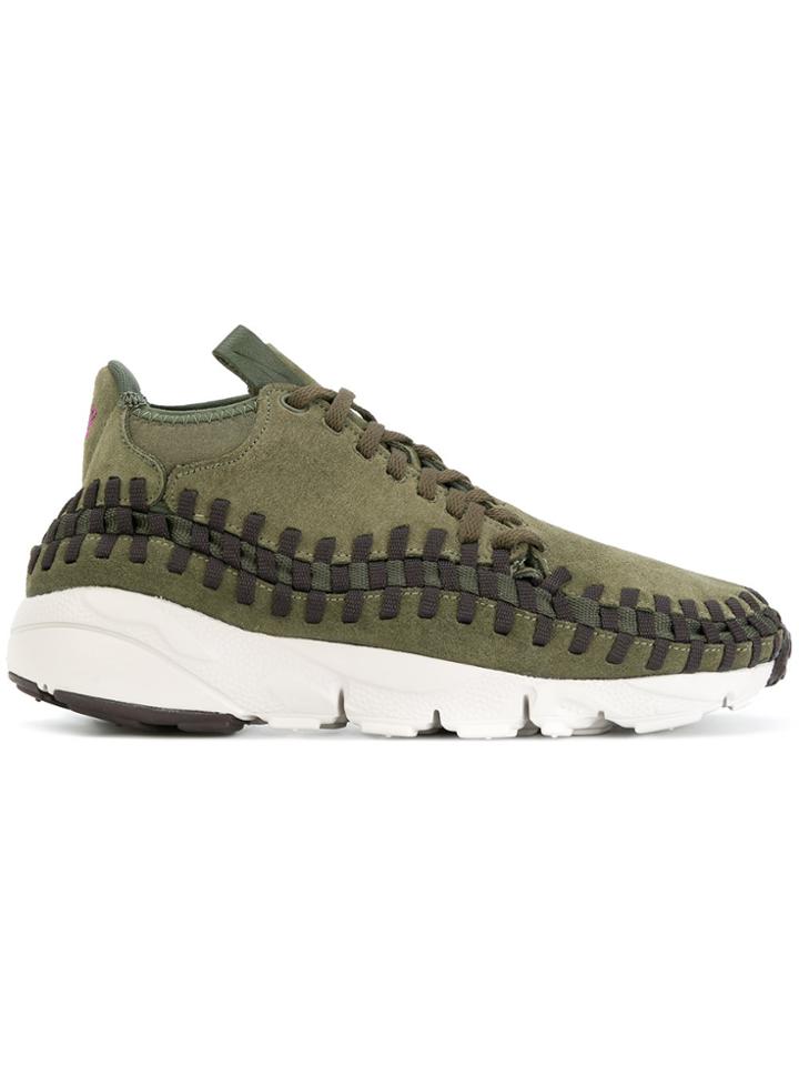 Nike Air Footscape Woven Chukka Sneakers - Green
