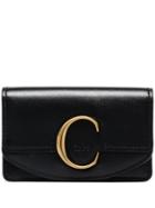 Chloé C-embellished Wallet - Black