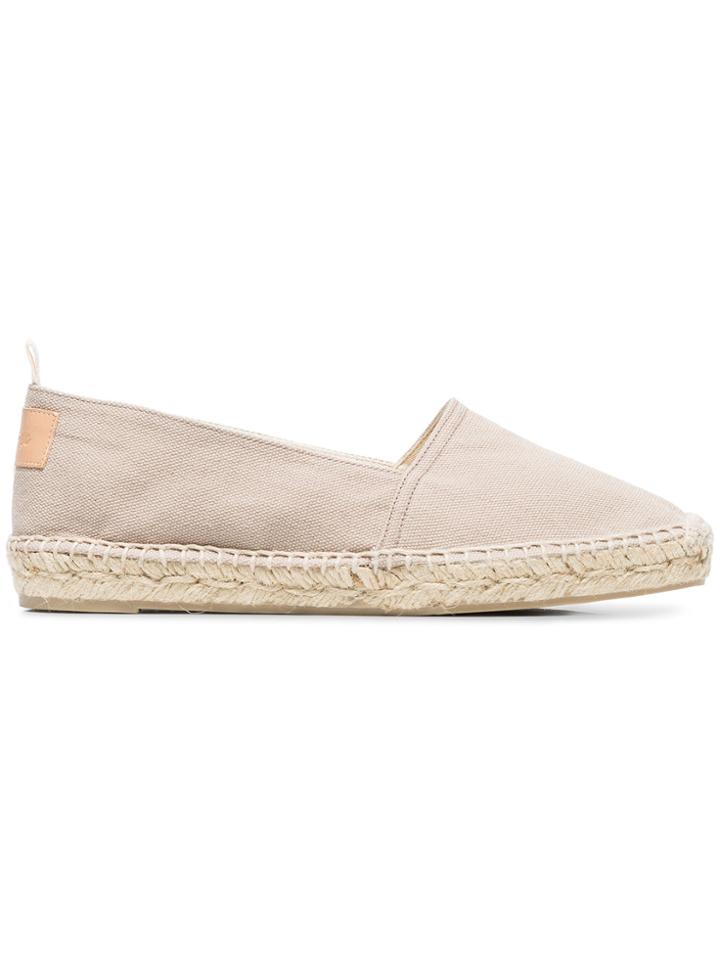 Castañer Nude Kent Canvas Just Flat Espadrilles - Nude & Neutrals