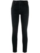 R13 Cropped Skinny Fit Jeans - Black
