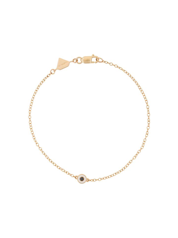 Alison Lou 14kt Yellow Gold Pepper Diamond Bracelet - Metallic