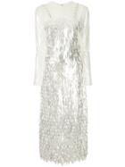 Sandra Mansour Embellished Evening Dress - Metallic
