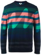 Kenzo - Sound Wave (blue) Jumper - Men - Cotton/viscose - L, Cotton/viscose