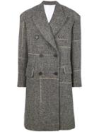 Calvin Klein 205w39nyc Double-breasted Fitted Coat - Grey
