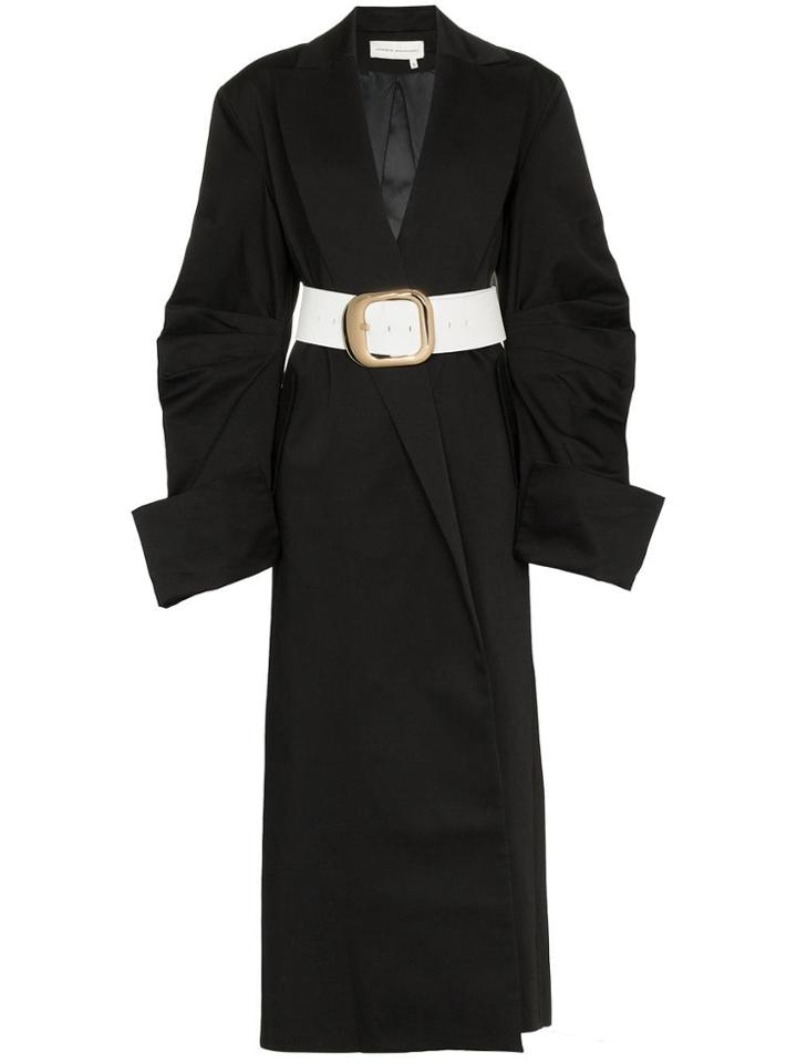 Aleksandre Akhalkatsishvili Ruched Sleeve Cotton Trench - Unavailable
