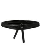 Uma Raquel Davidowicz Summer Leather Belt - Black