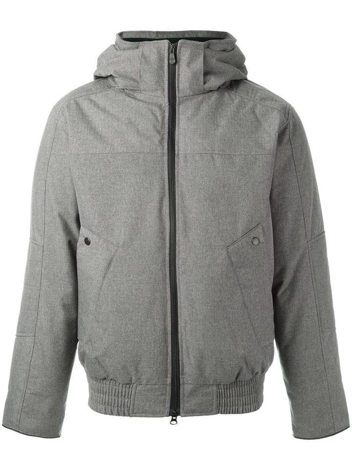 Canada Goose Hooded Padded Jacket, Men's, Size: Xl, Grey, Polyester/feather Down