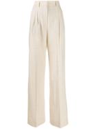 Fendi High-rise Wide Leg Trousers - Neutrals