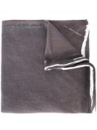 Label Under Construction Bleached Scarf - Grey