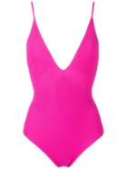 Gloria Coelho Mesh Swimsuit - Pink