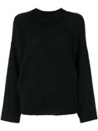 Y's Crew Neck Jumper - Black