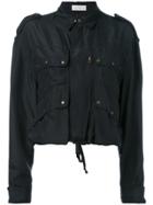Faith Connexion Multi-pockets Cropped Jacket - Black
