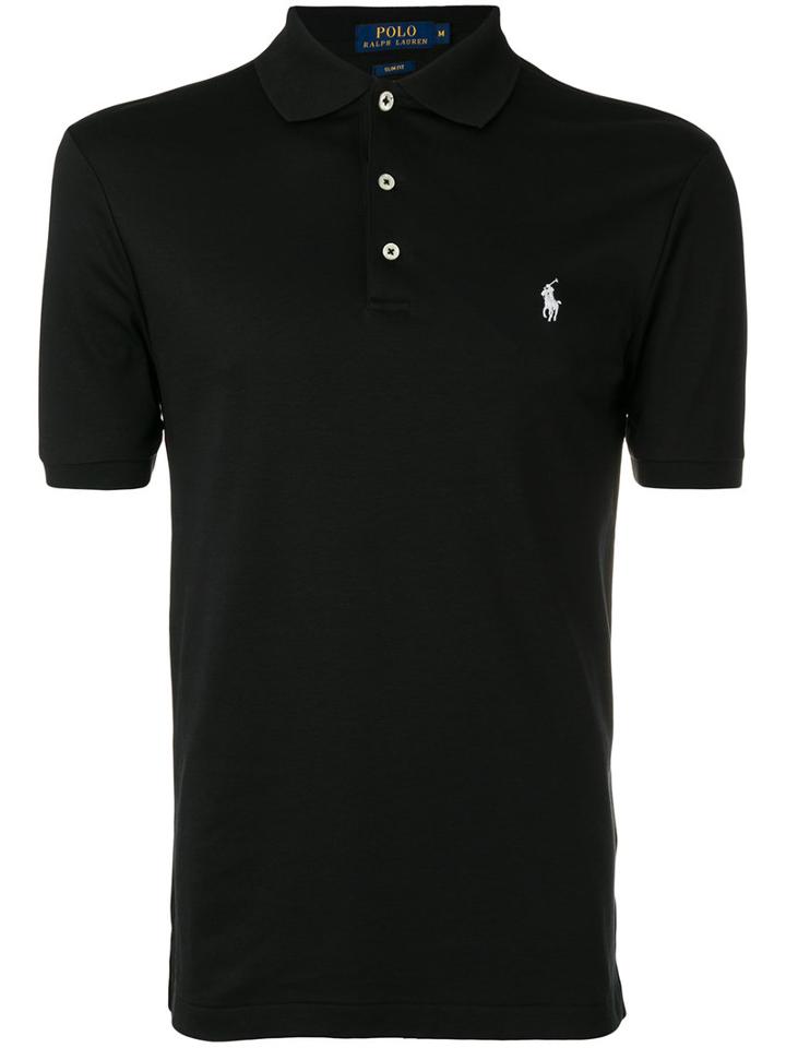 Polo Ralph Lauren - Embroidered Logo Polo Shirt - Men - Cotton - Xxl, Black, Cotton