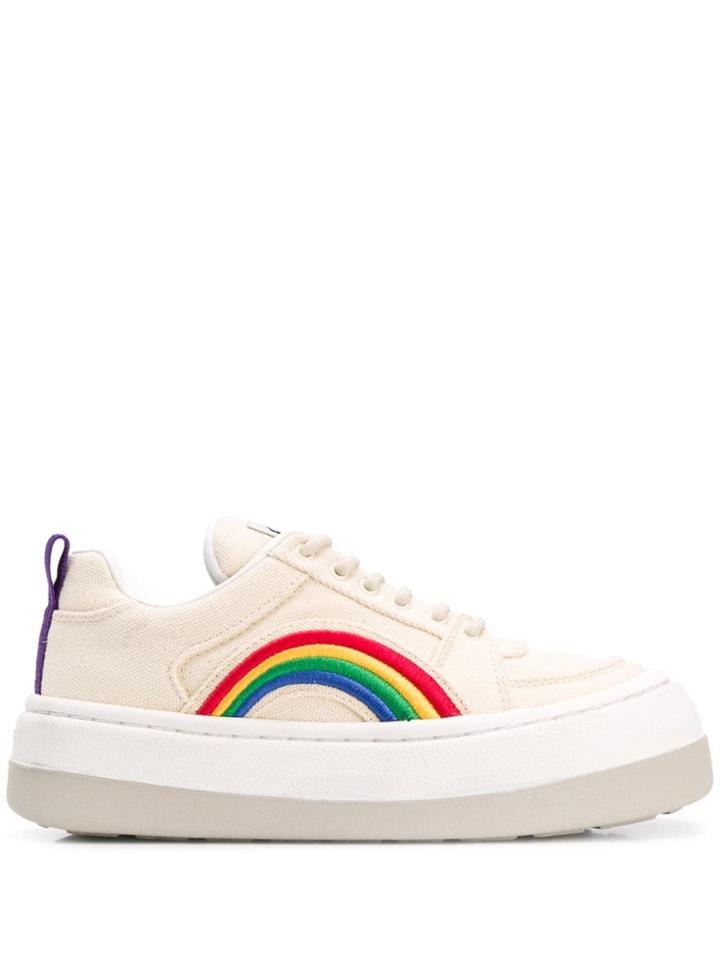 Eytys Sonic Platform Sneakers - White