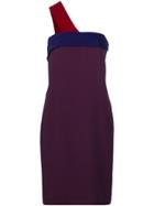 Versace Vintage Asymmetric Dress - Pink & Purple