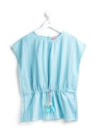 Sunuva Tassel Trim Boho Dress, Girl's, Size: 8 Yrs, Blue