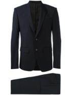 Givenchy Diamond Lapel Two Piece Suit, Men's, Size: 46, Blue, Wool/mohair/cupro