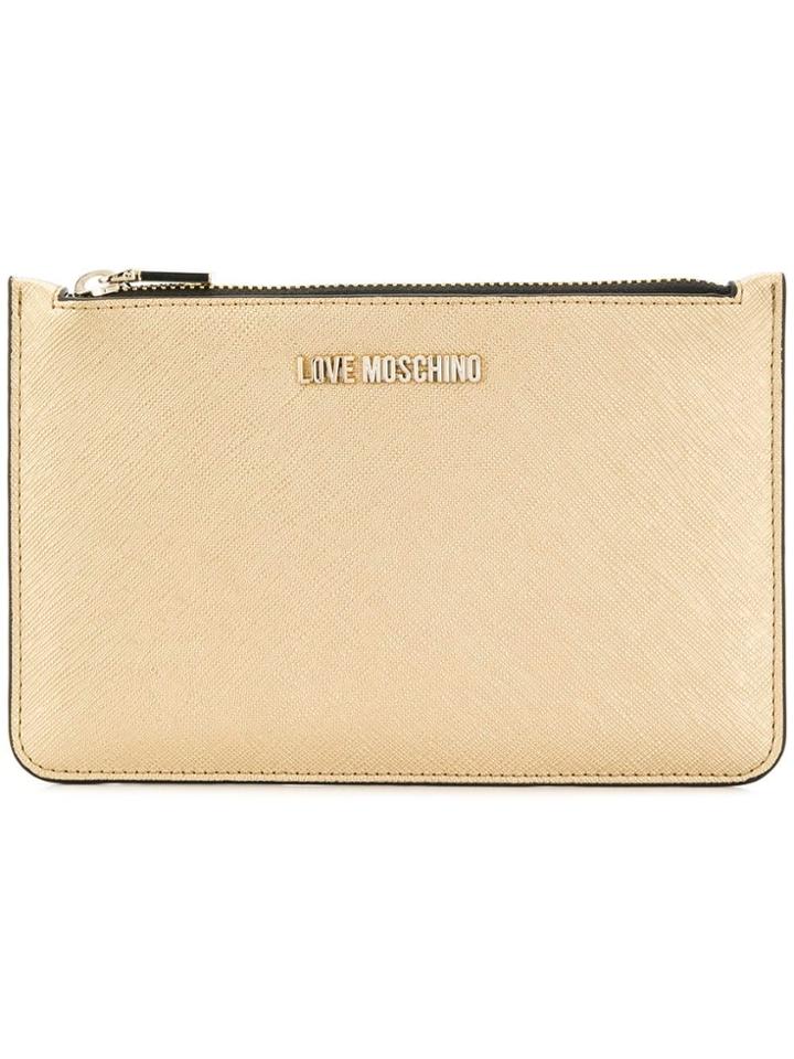 Love Moschino Metallic Wallet - Gold