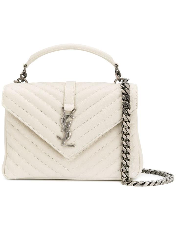 Saint Laurent Collège Bag - Neutrals