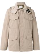 Peuterey Multi-pockets Hooded Jacket - Nude & Neutrals