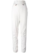 Hermès Vintage High Waist Equestrian Trousers, Women's, Size: 38, White