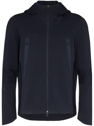 Descente Allterrain Navy Fusionknit Hoodie - Blue