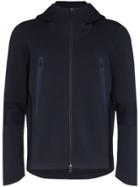 Descente Allterrain Navy Fusionknit Hoodie - Blue