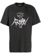 Misbhv Printed Gothic Logo T-shirt - Black