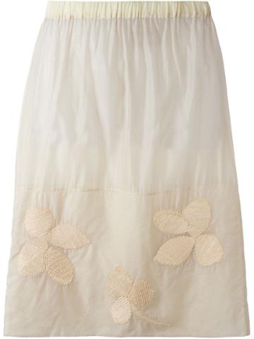 Erika Cavallini Hoshi Skirt, Women's, Size: 42, Nude/neutrals, Polyester/acetate/silk