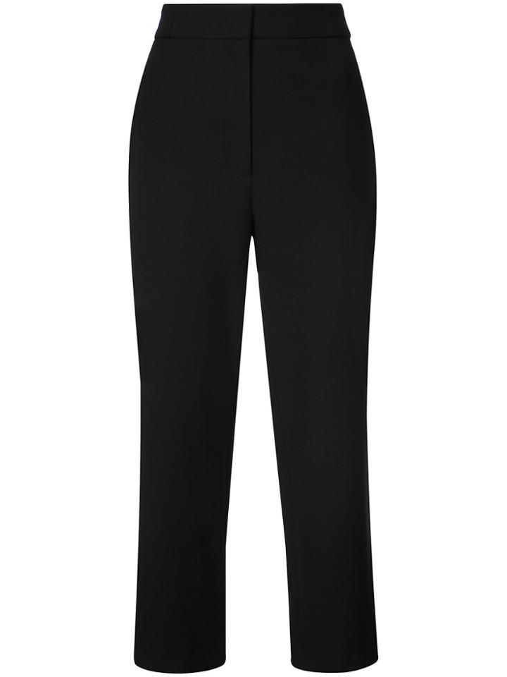 Tibi Taylor Cropped Trousers - Black