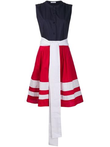 Peter Taylor A-line Shirt Dress - Blue