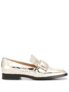 Sergio Rossi Prince Loafers - Gold