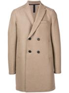 Harris Wharf London Double Breasted Coat - Neutrals