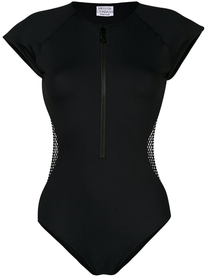 Melissa Odabash Zipped One Piece - Black
