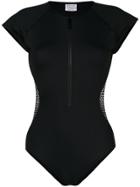 Melissa Odabash Zipped One Piece - Black