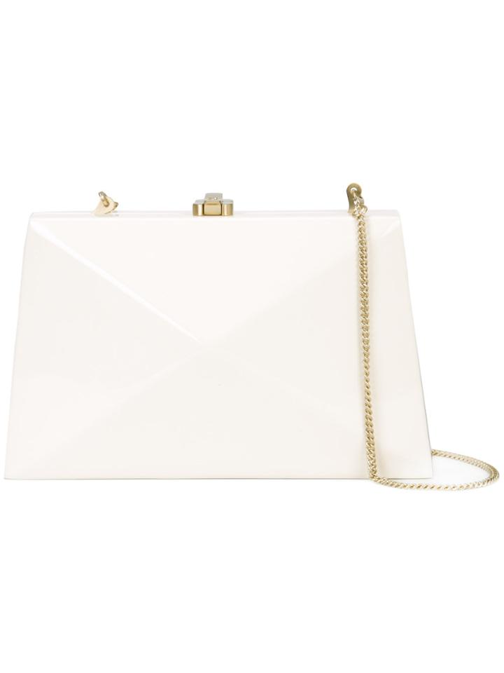 Rocio Diaz Baby Clutch - White