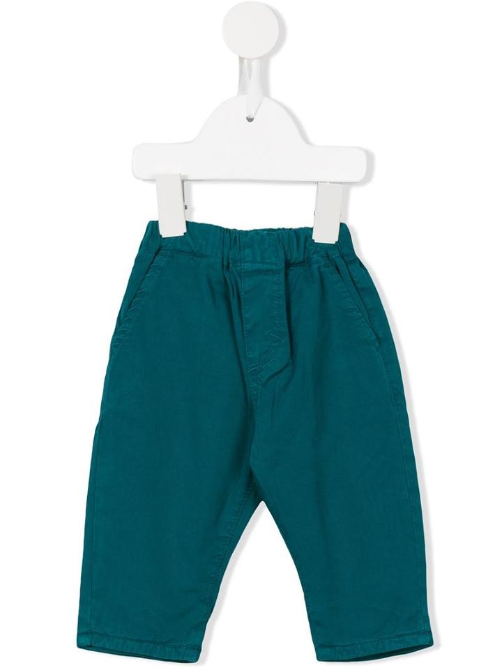 Knot - 'jim' Twill Chino Trousers - Kids - Cotton - 9 Mth, Blue