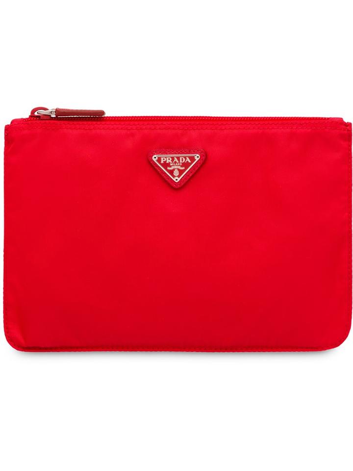 Prada Vela Pouch - Red